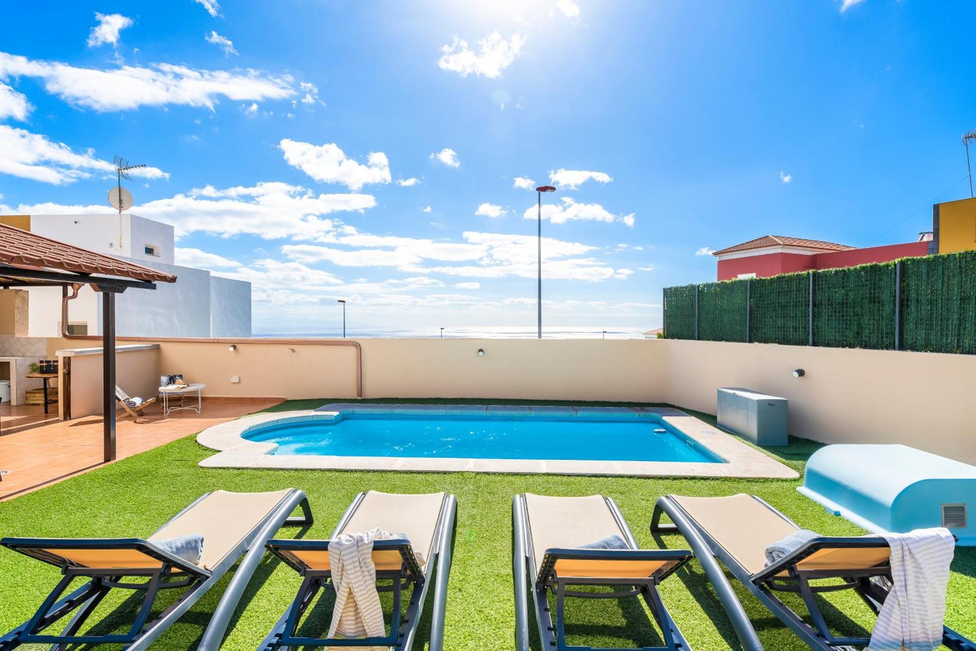 Villa Trueno Refugio De Lujo Con Piscina Climatizada Y Vistas Κανδελάρια Εξωτερικό φωτογραφία