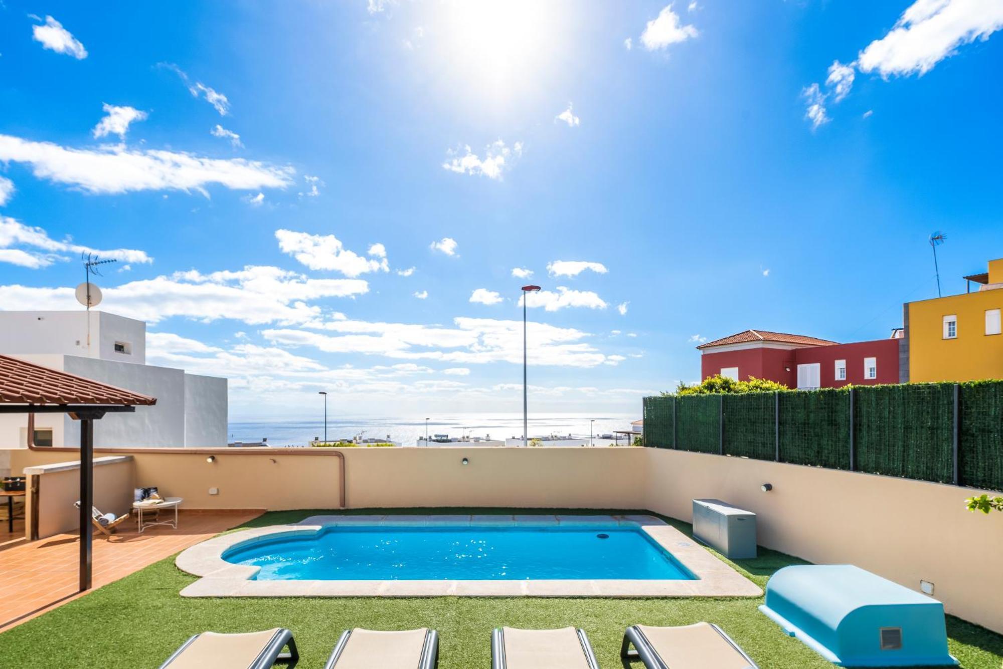Villa Trueno Refugio De Lujo Con Piscina Climatizada Y Vistas Κανδελάρια Εξωτερικό φωτογραφία