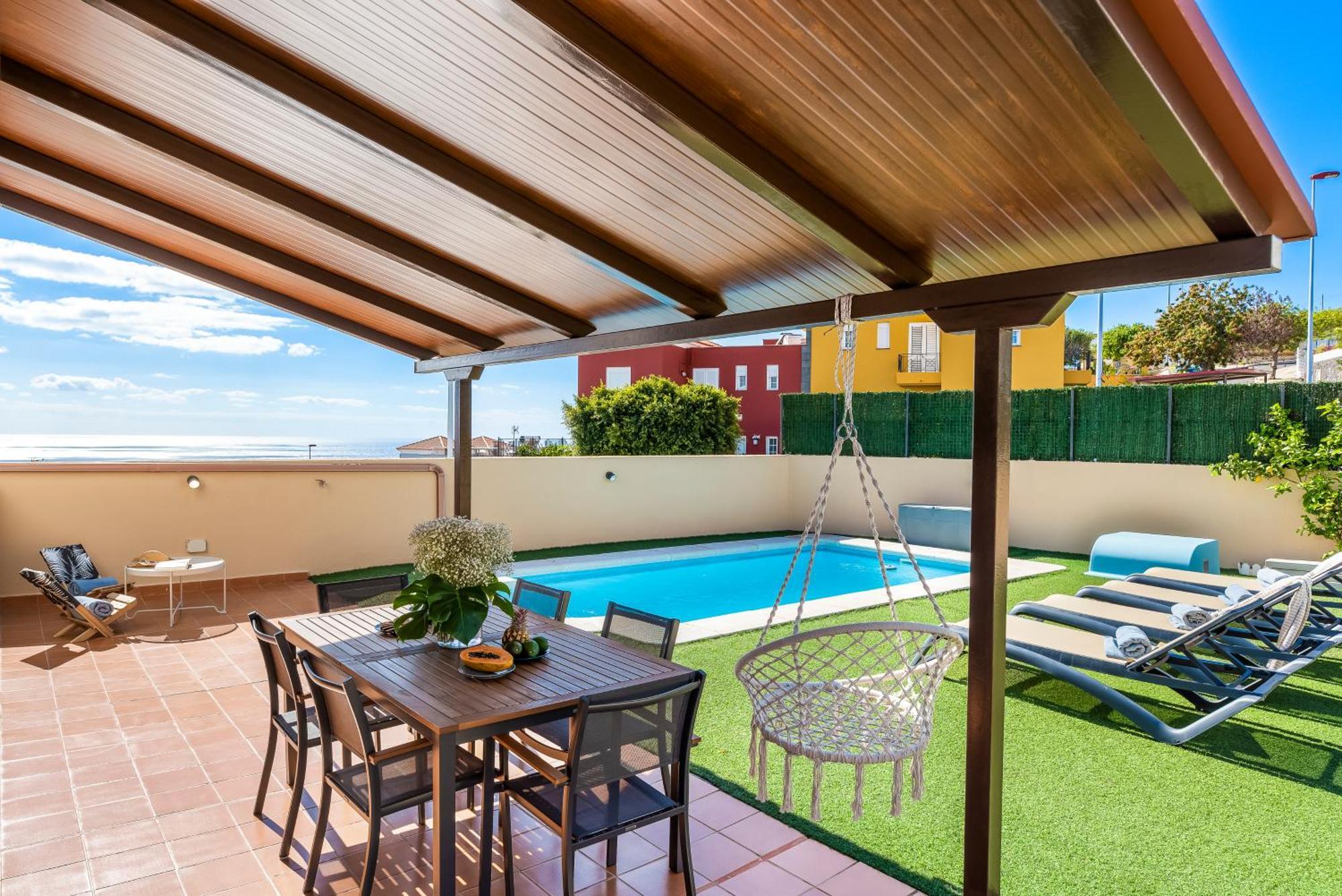 Villa Trueno Refugio De Lujo Con Piscina Climatizada Y Vistas Κανδελάρια Εξωτερικό φωτογραφία